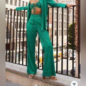Matching bandeau and pants set